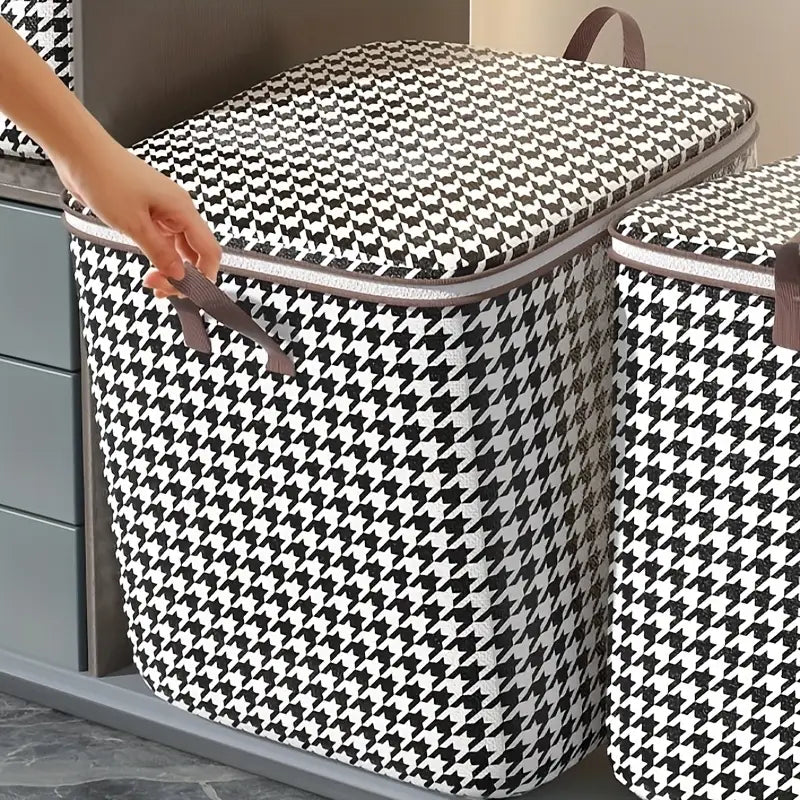 Foldable Bedroom Storage Box - Clothes and Quilt Organizer Dustproof Bag #1