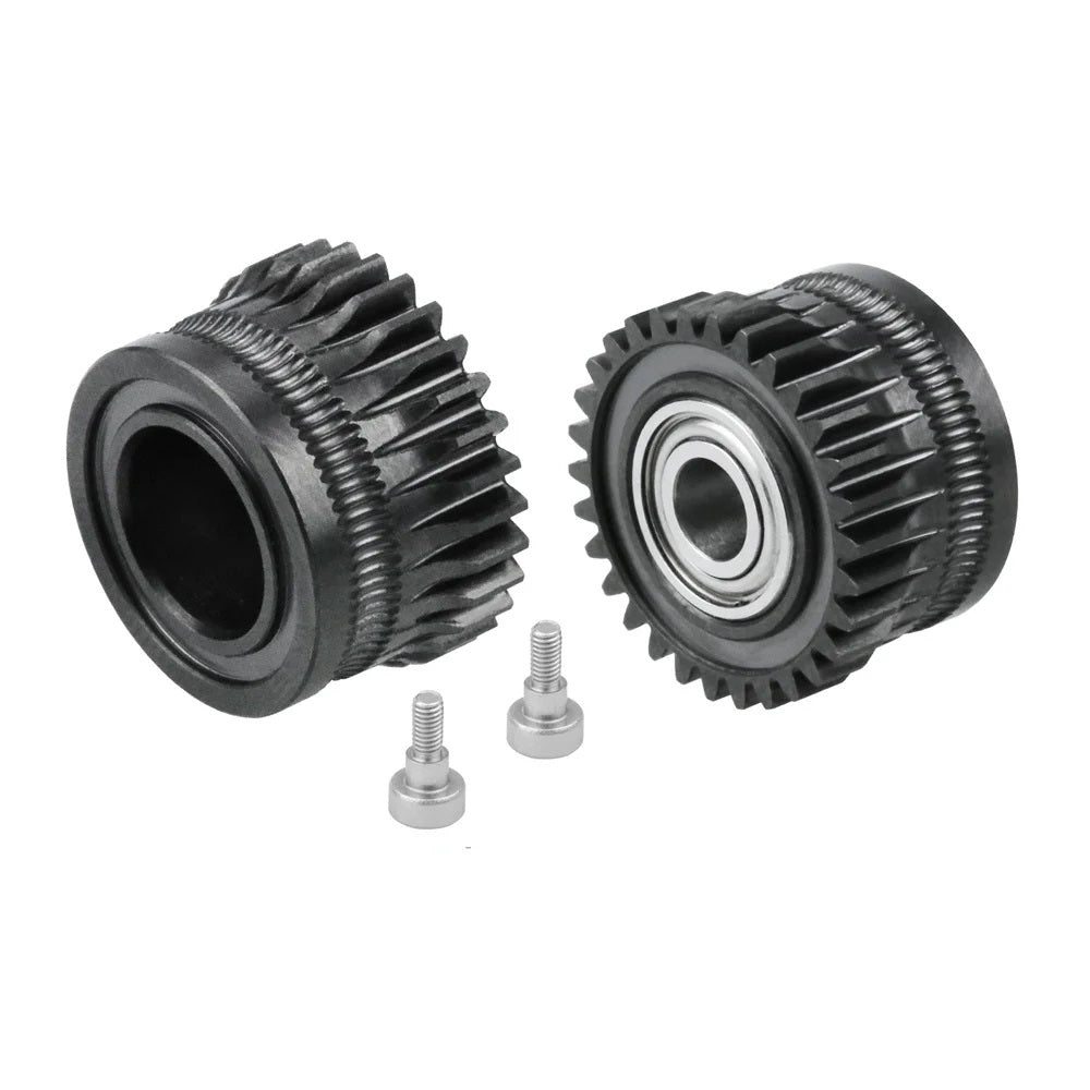 K1/K1C Filament Extruder Gear Set for Creality printer in black