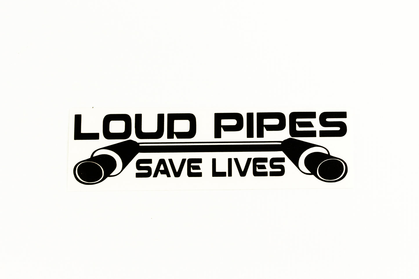 Loud Pipes Exhaust Save Lives Funny Text Car Bumper Sticker Vinyl Decal - klmarket.uk