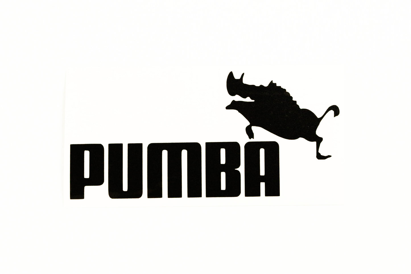 Pumba Funny Car Bumper Sticker Vinyl Decal
