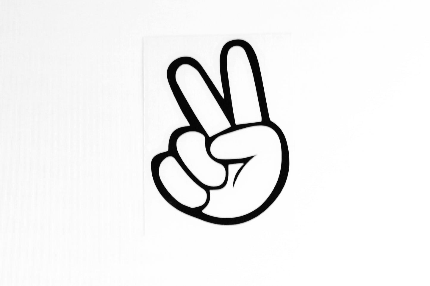 Peace Hand Sign Car Bumper Sticker Vinyl Decal Adhesive #3 - klmarket.uk