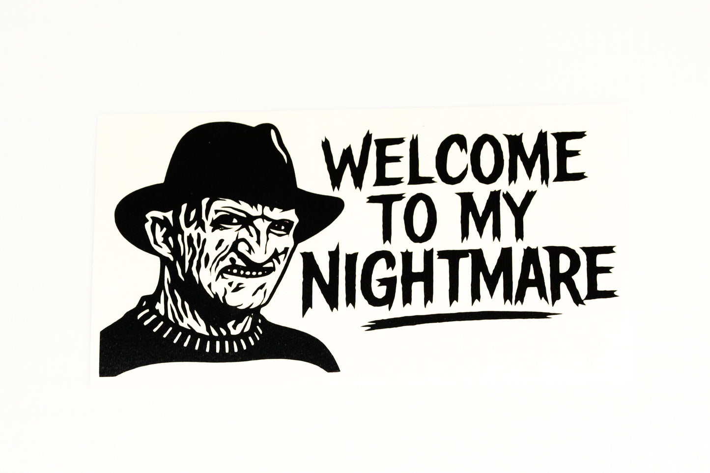 Freddy Krueger Welcome To My Nightmare Funny Car Sticker Bumper Vinyl Decal - klmarket.uk