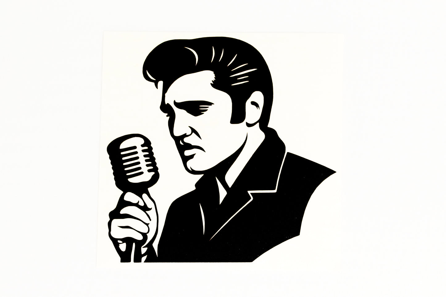 Elvis The King Of Rock N Roll Wall Car Bumper Sticker Vinyl Decal #4 - klmarket.uk