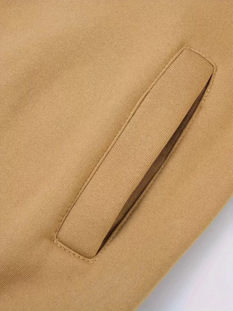 Men's Casual Hooded Jacket Long Sleeve Hoodie Size L for Gym and Sports #6 - klmarket.uk