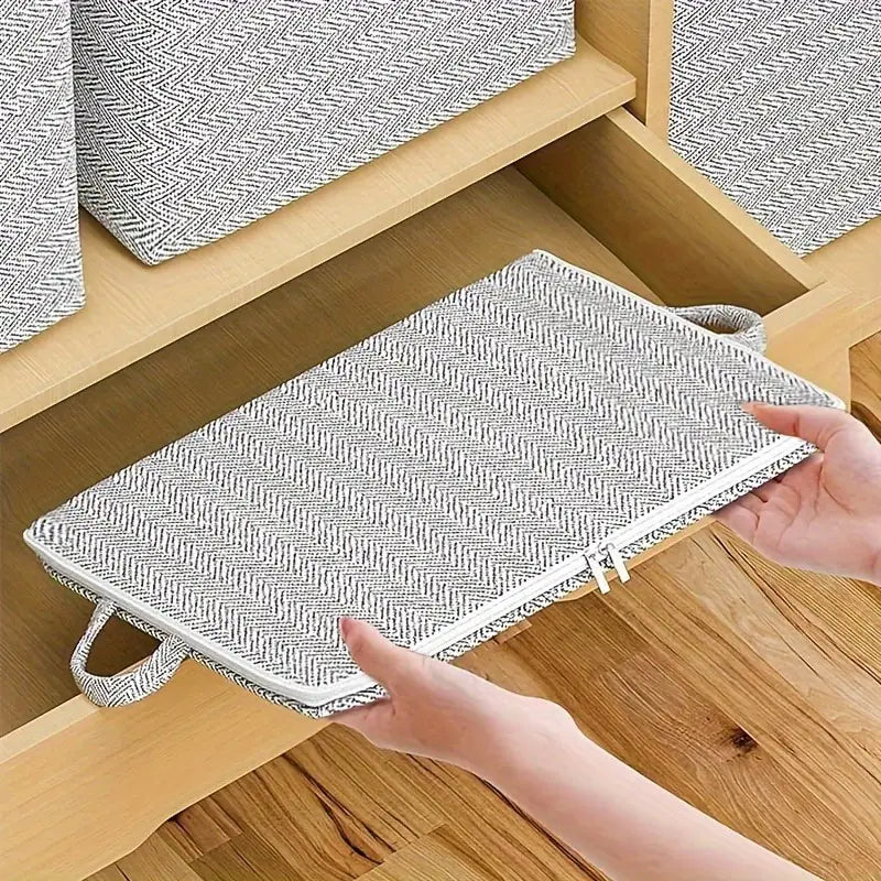 Foldable Bedroom Storage Box - Durable and Space-Saving for Clothes, Blankets #3 - klmarket.uk
