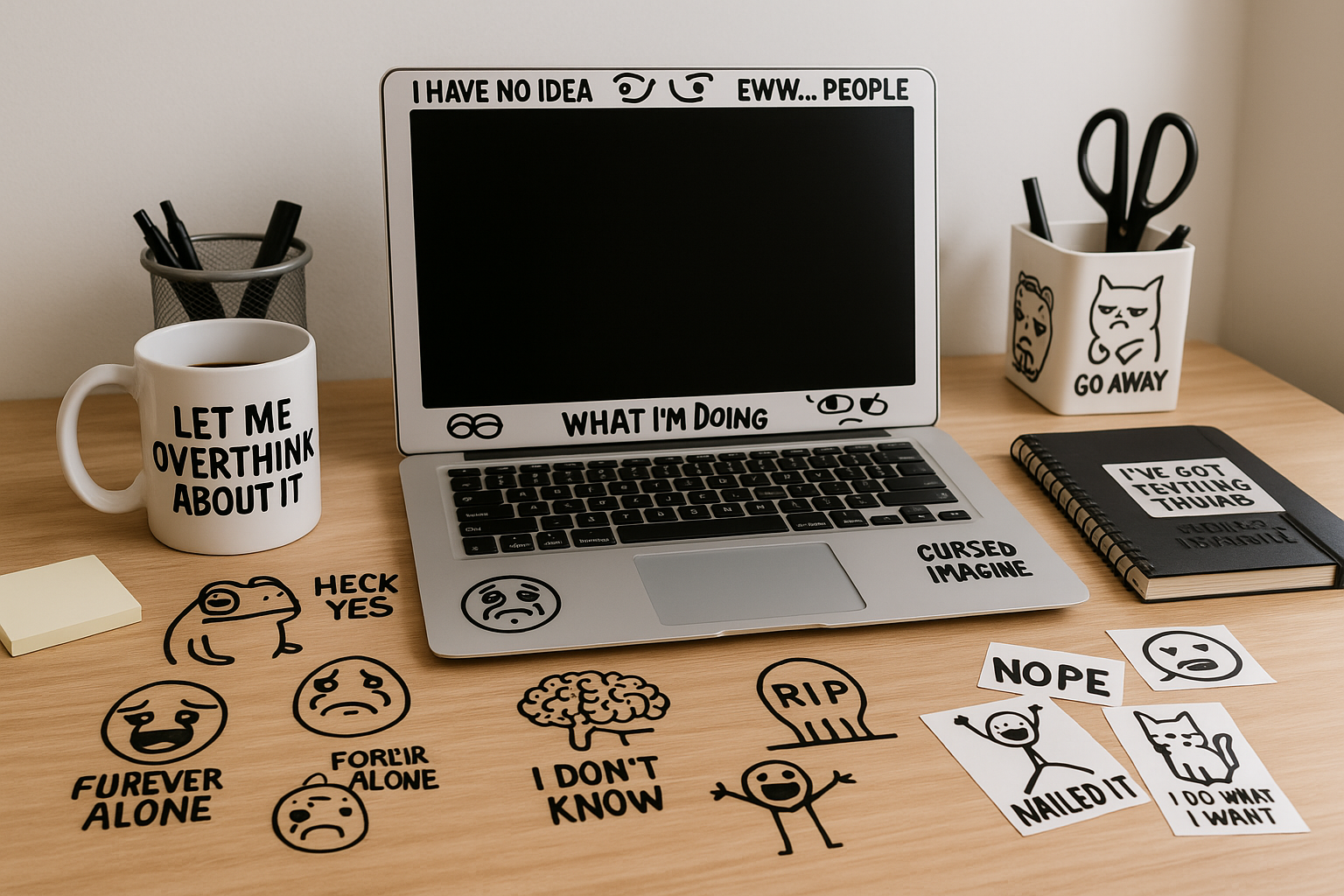Funny Vinyl decals and stickers for cars, laptops and walls