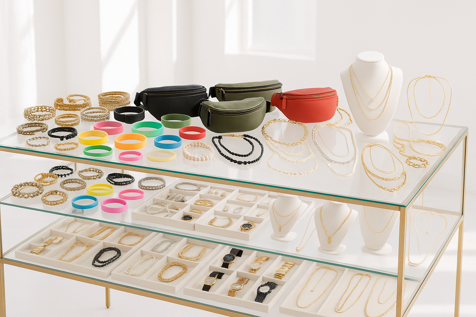 Explore our Fashion Accessories collection to find the perfect finishing touches for your style. From statement pieces to everyday essentials, elevate your look with our curated selection.