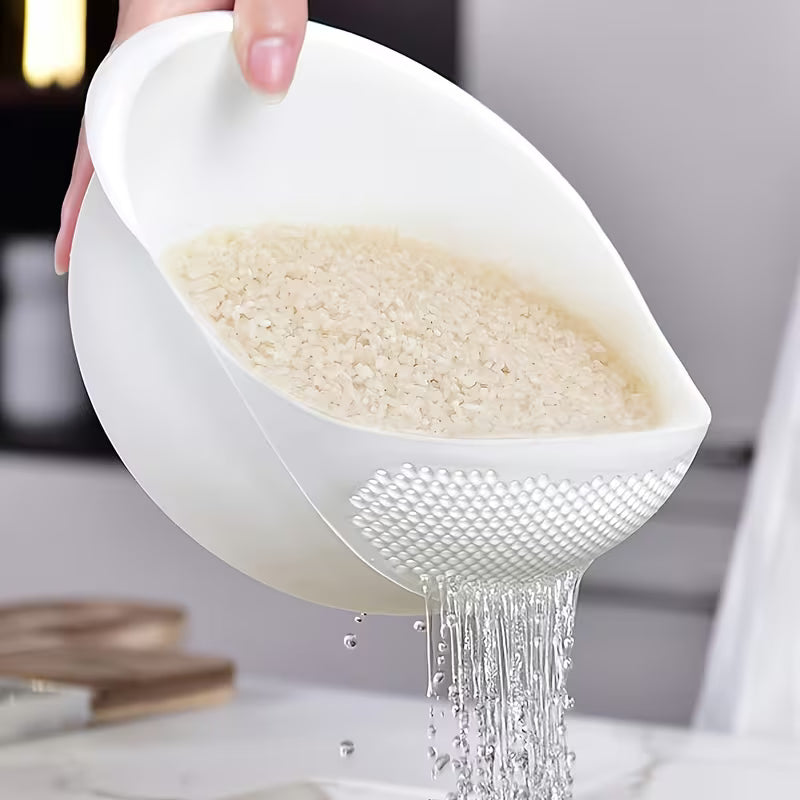 Rice Strainer Washing Drain Basket Colander for Vegetables and Fruit