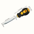 2 in 1 Small Stubby Phillips + Flat Head Screwdriver Non Ratchet - klamrket.uk