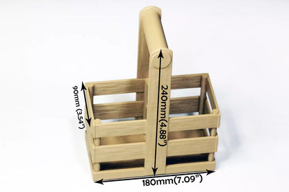 2 Slot Milk Bottle Doorstep Crate For Classic Glass Pint Bottles