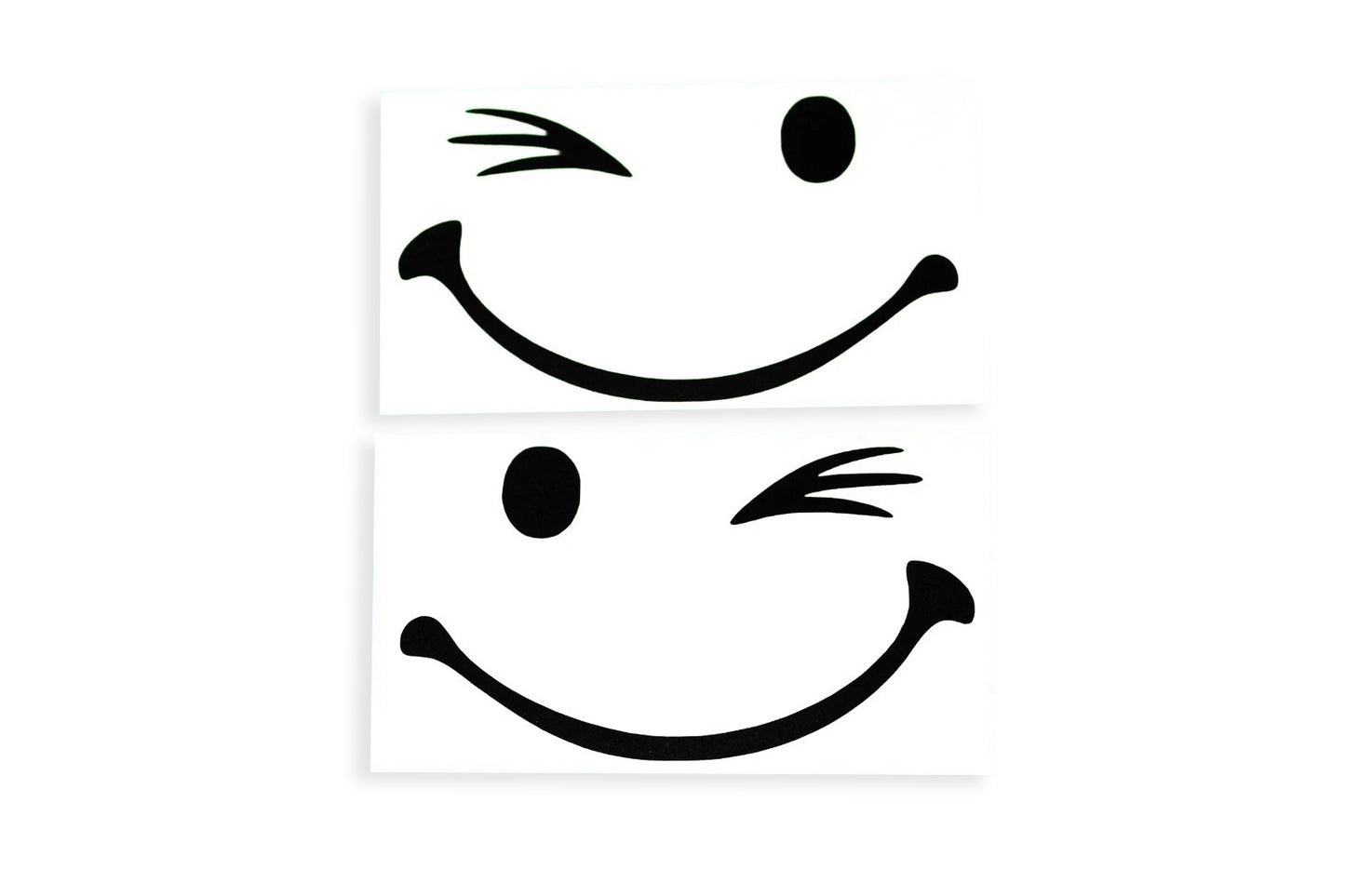 2x Wink Blinking Eyes Car Stickers Mirror Bumper Tailgate Window Vinyl Decals #1 - klmarket.uk