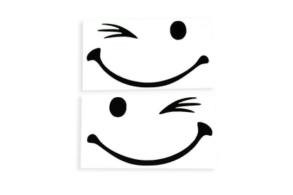 2x Wink Blinking Eyes Car Stickers Mirror Bumper Tailgate Window Vinyl Decals #1 - klmarket.uk