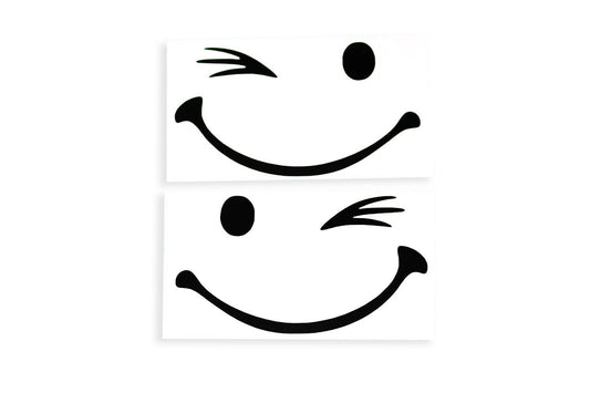 2x Wink Blinking Eyes Car Stickers Mirror Bumper Tailgate Window Vinyl Decals #1 - klmarket.uk