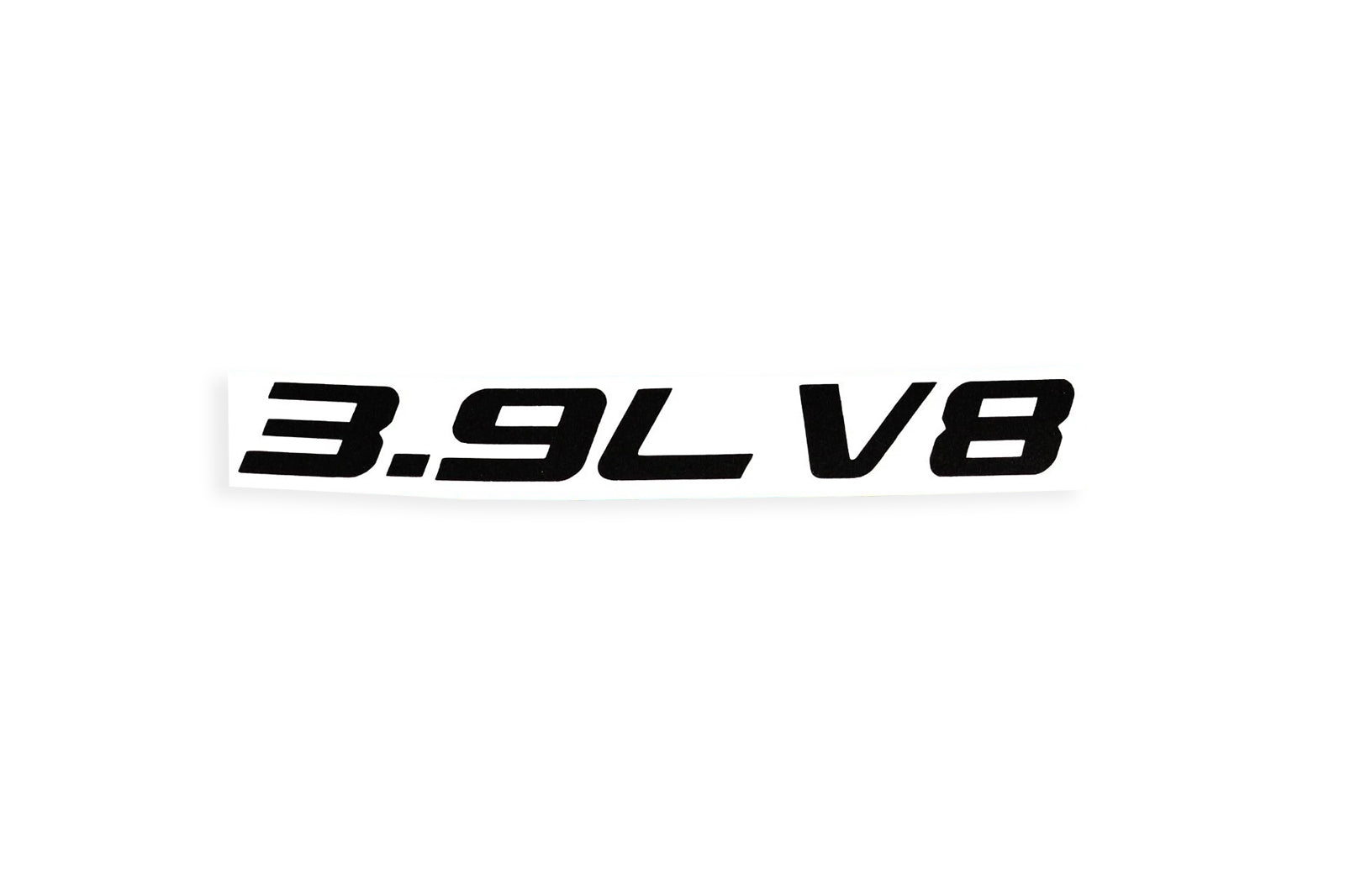 3.9L V8 Badge SUV 4x4 Van Car Bumper Sticker Decal - klmarket.uk