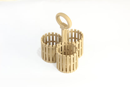 3 Slot Milk Bottle Crate For Classic Glass Pint Bottle Holder Doorstep Crate - klmarket.uk