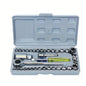 Small 40pcs 1/4" & 3/8" Socket Set for Car Bike Repair and Home Use