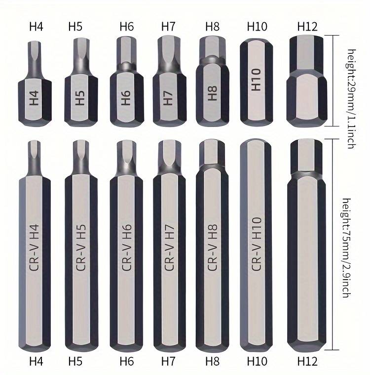 TX STAR Hex Hexagon XZN Mechanic Tool Bit 40 Piece Set in plastic case