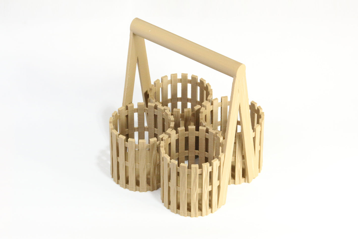 4 Slot Milk Bottle Crate For Classic Glass Pint Bottle Holder Doorstep Crate - klmarket.uk