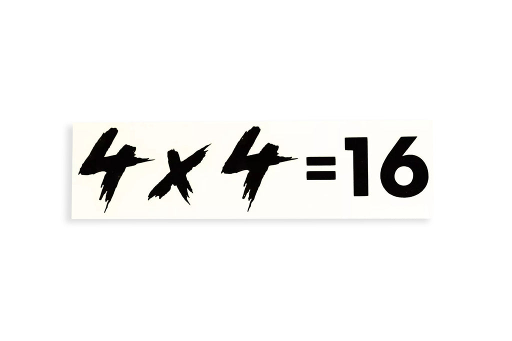 4x4 Bumper Sticker 4WD Emblem Badge Tailgate Vinyl Decal - klmarket.uk