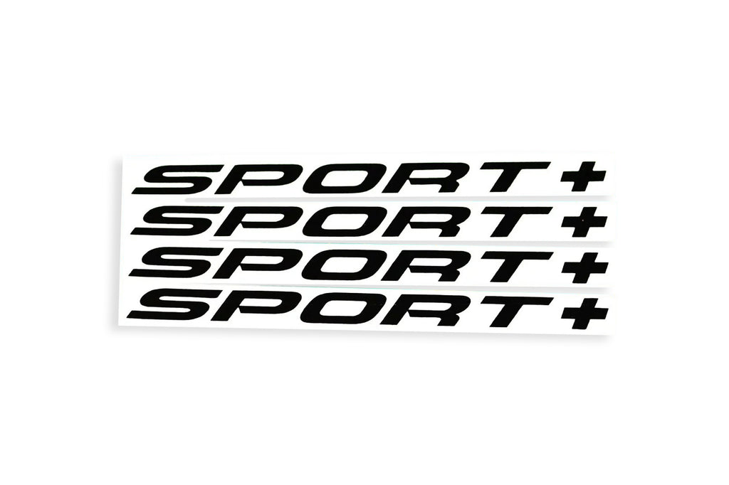 4x SPORT+ Alloy Wheel Door Handle Sticker Bumper & Window SMALL Vinyl Decals - klmarket.uk