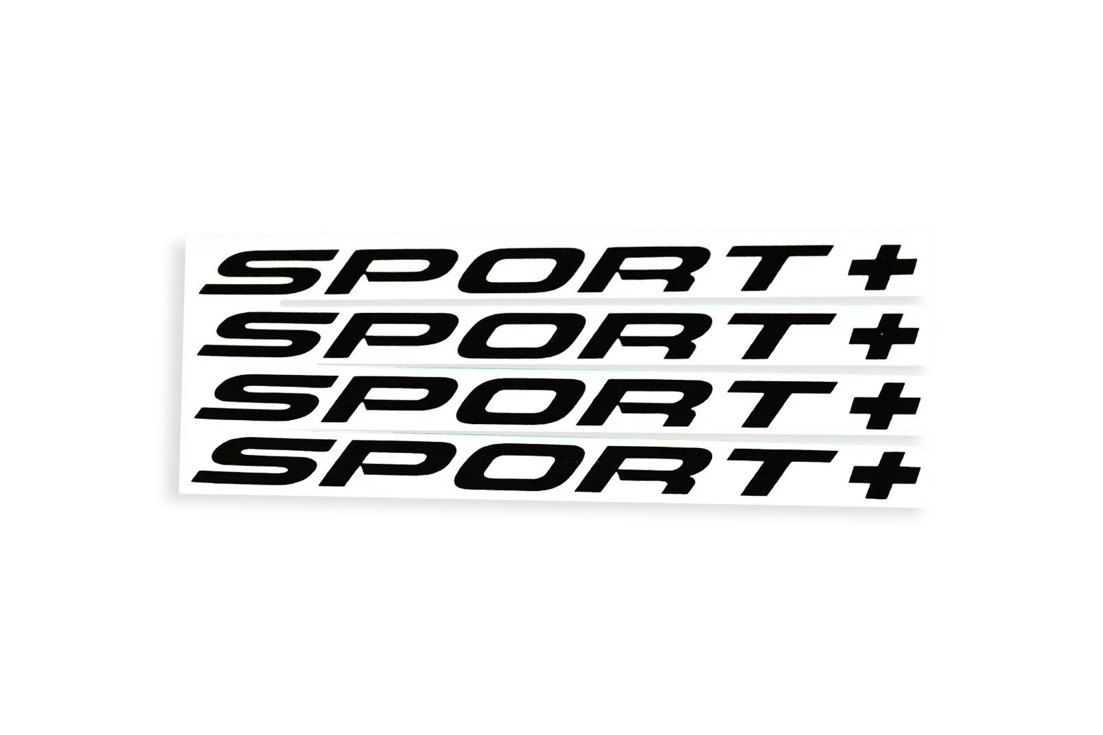 4x SPORT+ Alloy Wheel Door Handle Sticker Bumper & Window SMALL Vinyl Decals - klmarket.uk