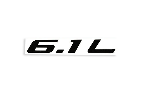 6.1L Bumper Sticker V8 Engine SUV 4x4 Van Car Window Vinyl - klmarket.uk