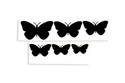6x SMALL Butterflies Wall Laptop Car Stickers - Window Vinyl Decals #2 - klmarket.uk