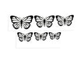 6x Small Butterflies Stickers Stickers Window Vinyl Decals #1 - klmarket.uk
