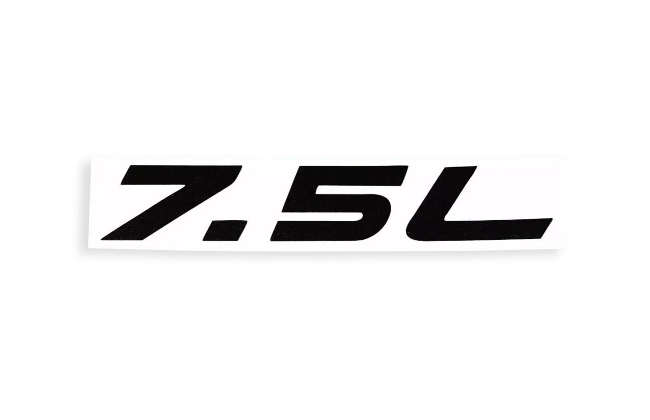7.5L Bumper Sticker V8 Engine SUV 4x4 Van Car Window Vinyl Decal - klmarket.uk
