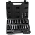 Heavy Duty 1/2" Deep Long Socket Set Tools for Car Bike Repair 20pcs