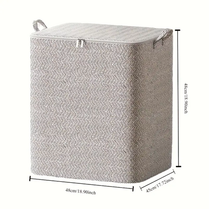 Foldable Bedroom Storage Box - Durable and Space-Saving for Clothes, Blankets #3