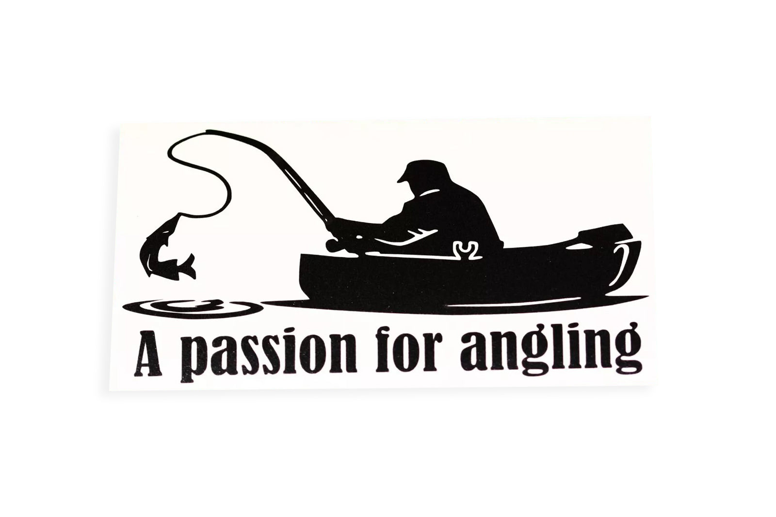 A Passion For Angling Fisherman Fishing Car Bumper Sticker Wall Vinyl Decal #1 - klmarket.uk