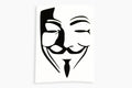 Anonymous Mask Bumper Sticker Vinyl Decal For Car Window Trailer Laptop - klmarket.uk