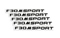 5x F30 Alloy Wheel Door Handle Car Bumper & Window Stickers Decals - klmarket.uk