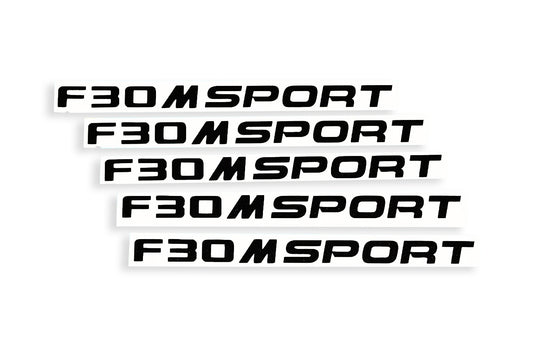 5x F30 Alloy Wheel Door Handle Car Bumper & Window Stickers Decals - klmarket.uk