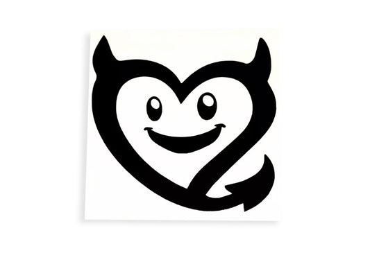 Bad Girl Evil Devil Heart Love Car Bumper Sticker Window Tailgate Vinyl Decal - klmarket.uk