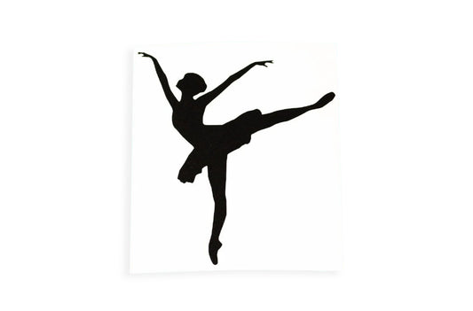Ballet Dancing Girl Silhouette Car Wall Sticker - Bumper Window Vinyl Decal #1 - klmarket.uk