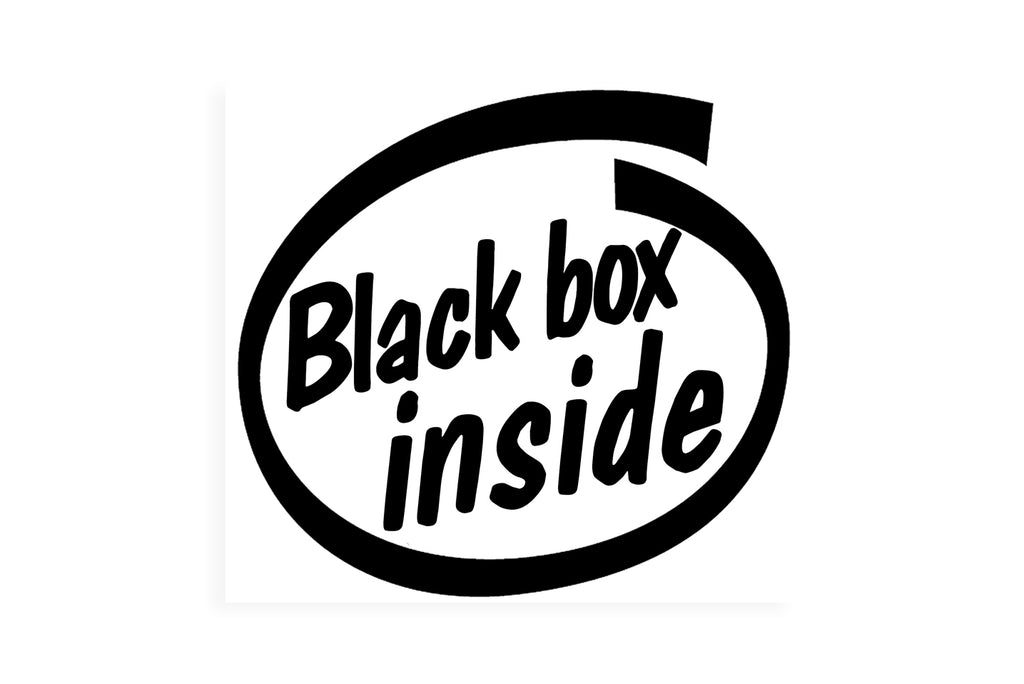 Black Box Inside Custom Bumper Sticker Small Vinyl Decal - klmarket.uk