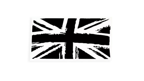 Black Vintage Union Jack Flag Bumper Sticker Window Tailgate Vinyl Decal #3 - klmarket.uk