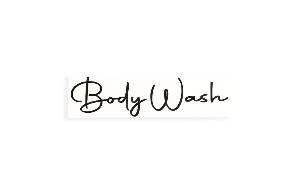 Shampoo Body Wash Conditioner Stickers Refillable Bottle Decals - klmarket.uk
