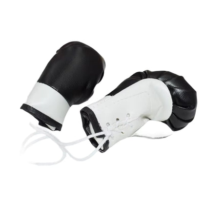 Small Boxing Gloves Car Interior Mirror Ornament Accessories - klmarket.uk