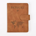 Passport Cover Holder Travel Case Protector With Clip - klmarket.uk