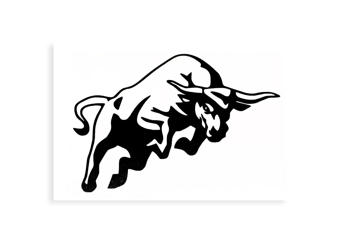 Bull Buffalo Bumper Sticker Wall Window Door Laptop Vinyl Decal -klmarket.uk