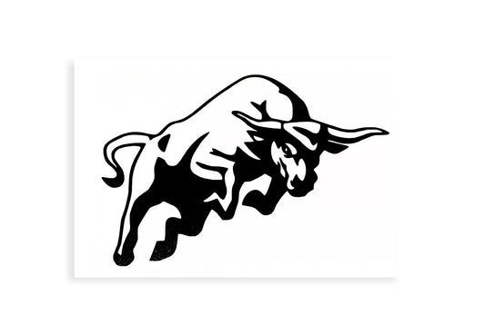 Bull Buffalo Bumper Sticker Wall Window Door Laptop Vinyl Decal -klmarket.uk