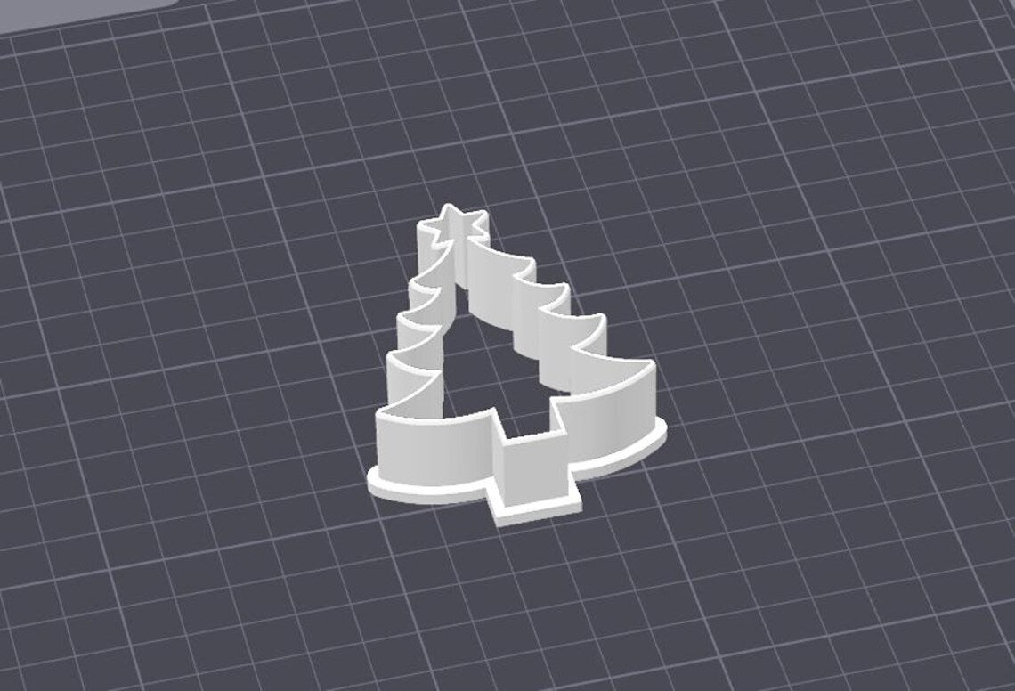 STL File For Christmas Tree Clay Cutter