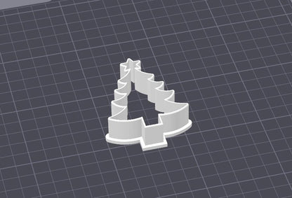 STL File For Christmas Tree Clay Cutter