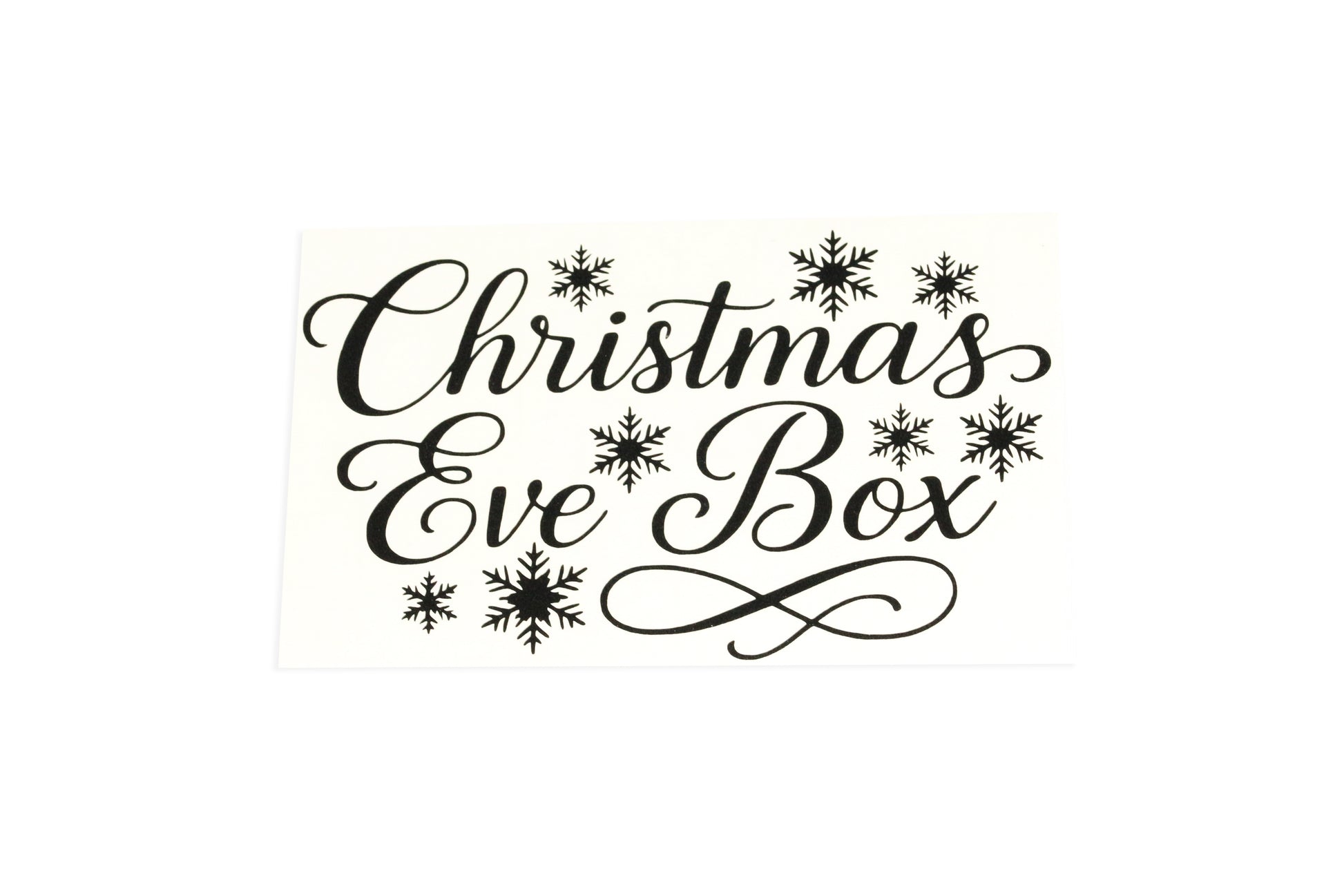 Christmas Eve Box Sticker Vinyl Decal Adhesive #3 - klmarket.uk