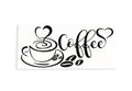 Coffee Cup Love Heart Shop Café Door Window Sticker Vinyl Decal - klmarket.uk