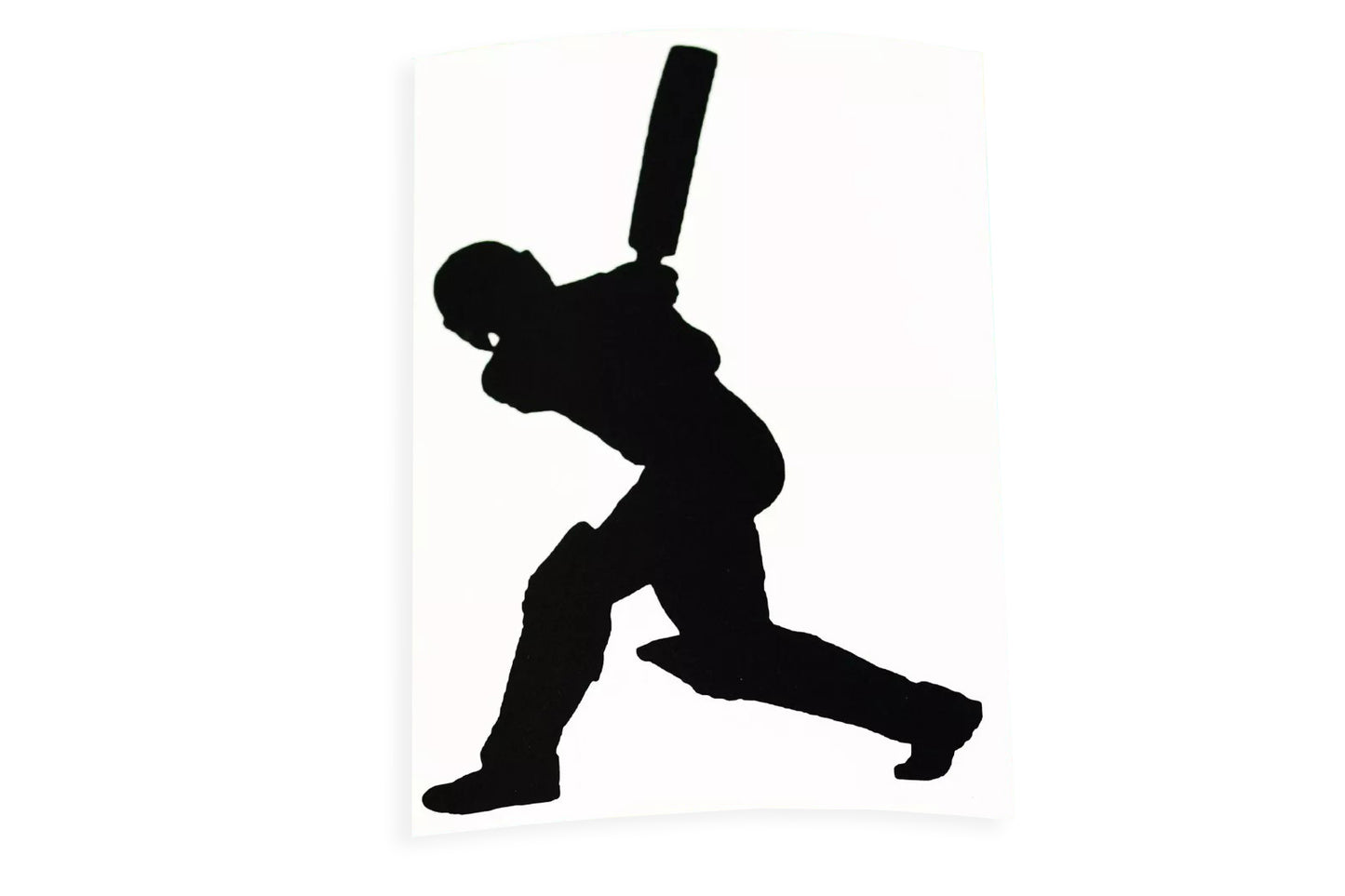 Cricket Player Batsman Silhouette Bumper Sticker Wall Window Vinyl Decal #2 - klmarket.uk