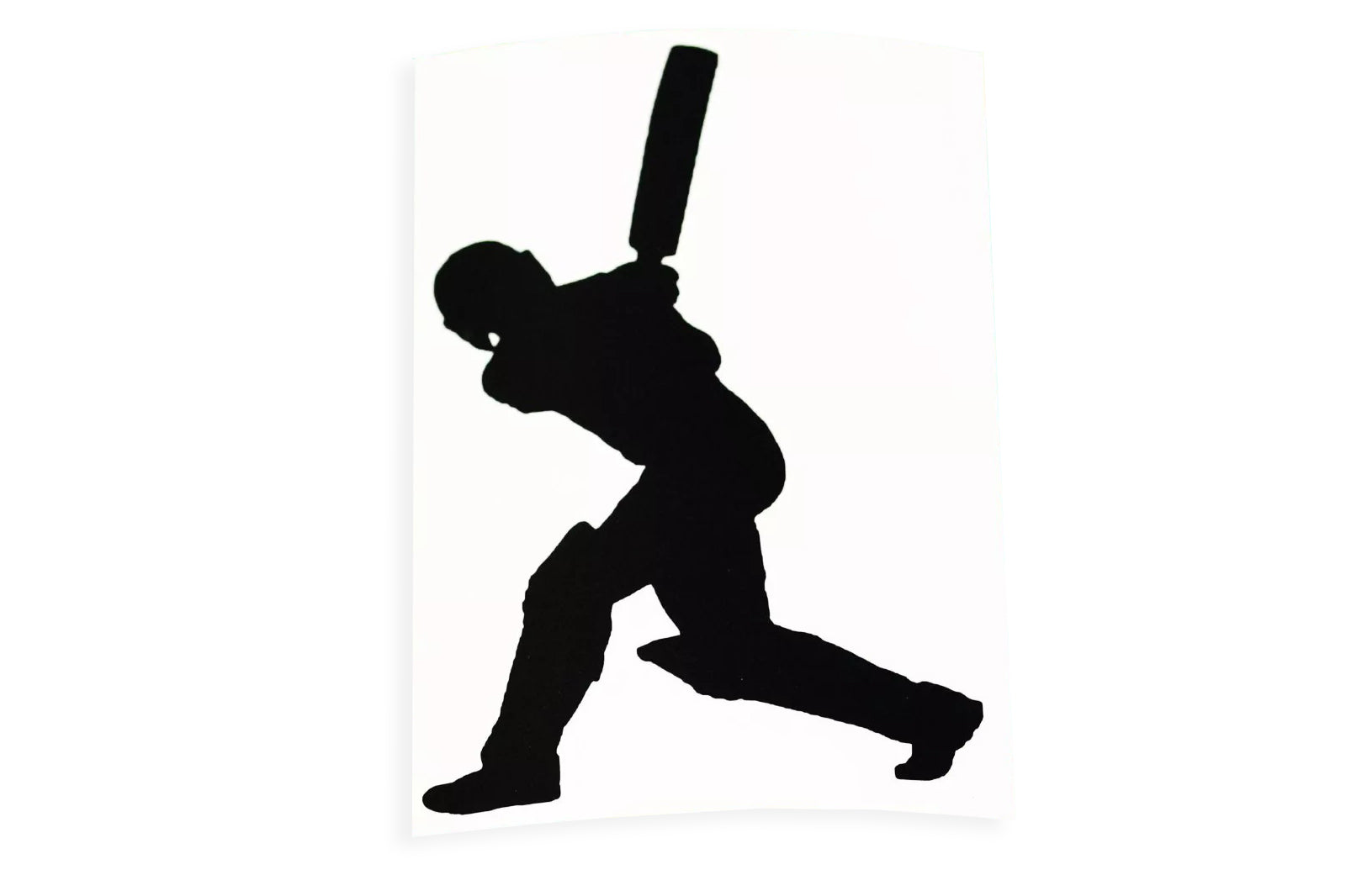 Cricket Player Batsman Silhouette Bumper Sticker Wall Window Vinyl Decal #2 - klmarket.uk